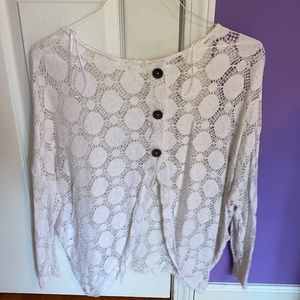 Cream knitted sweater